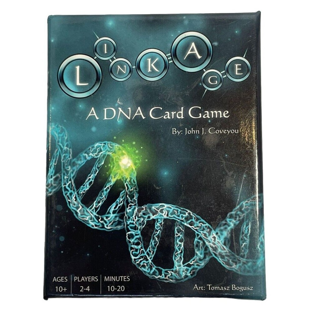 Linkage A DNA Card Game GOTI00I Genius Games Complete In Box John J. Coveyou
